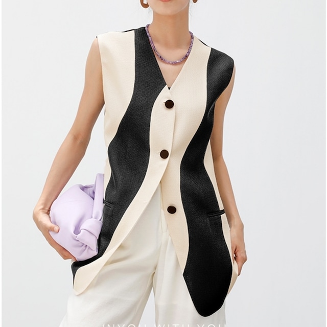 Bicolor vest KRE1379