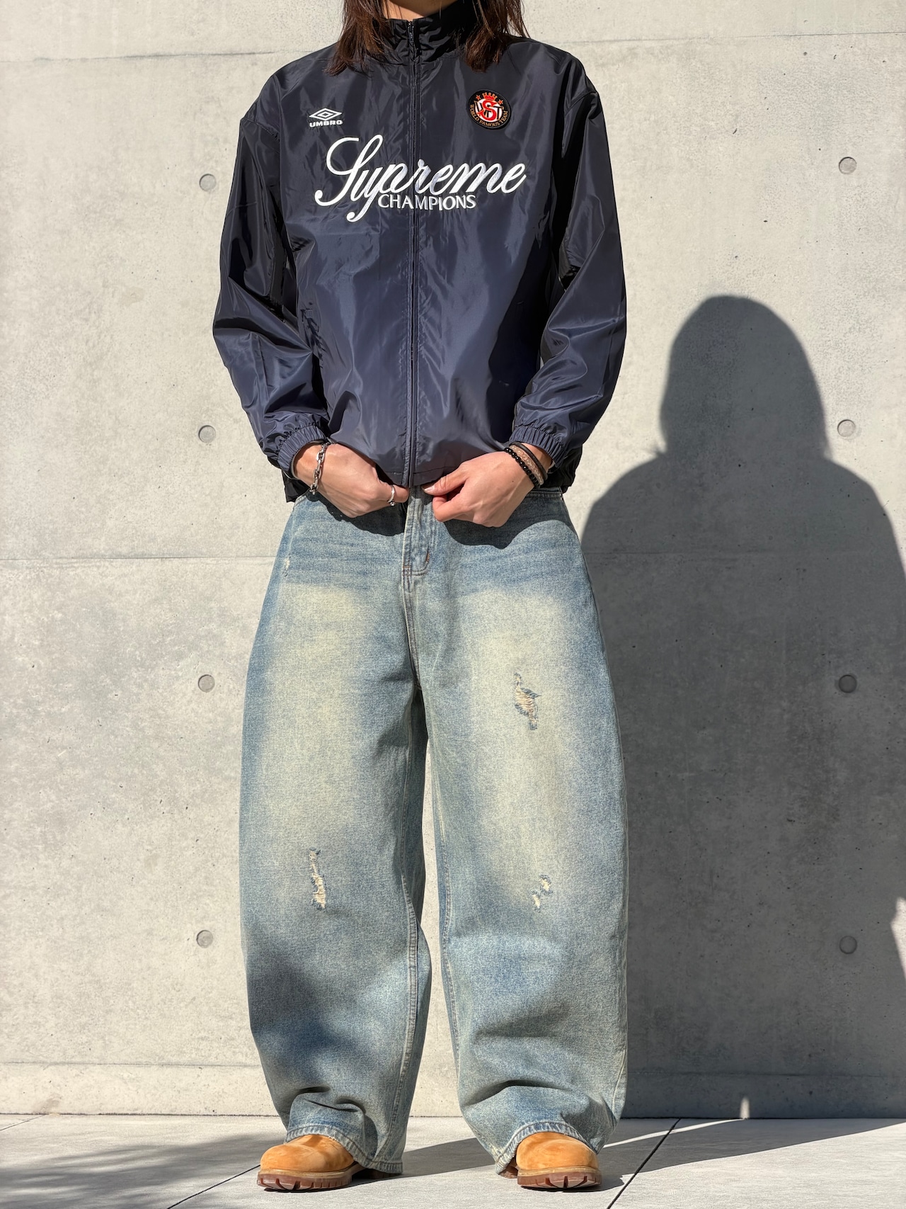 Washed Barrel Pants