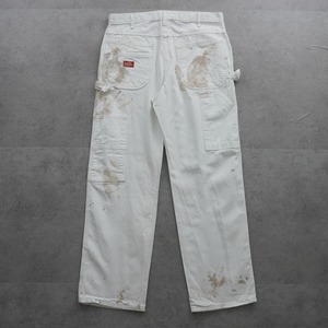 Dickies Distressed Painter Pants White [W34L30相当] 古着