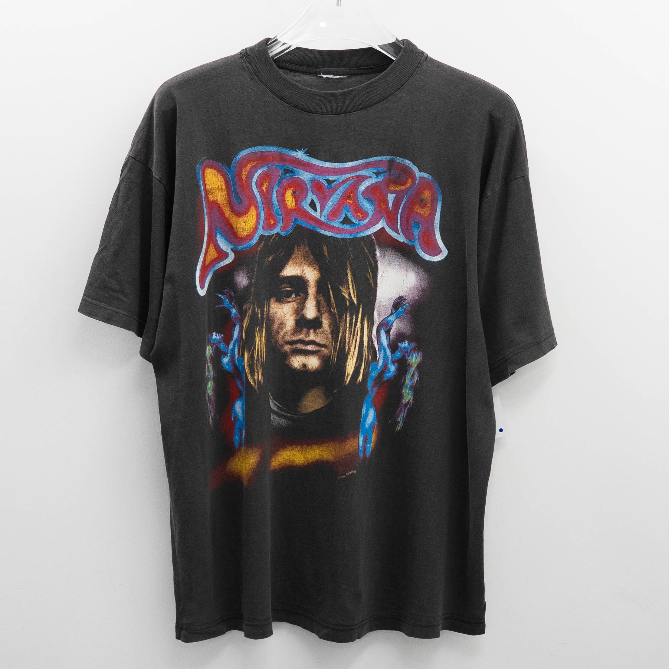 Nirvana " Spiral Design " Cut Tag Fits XL 【A8-650】