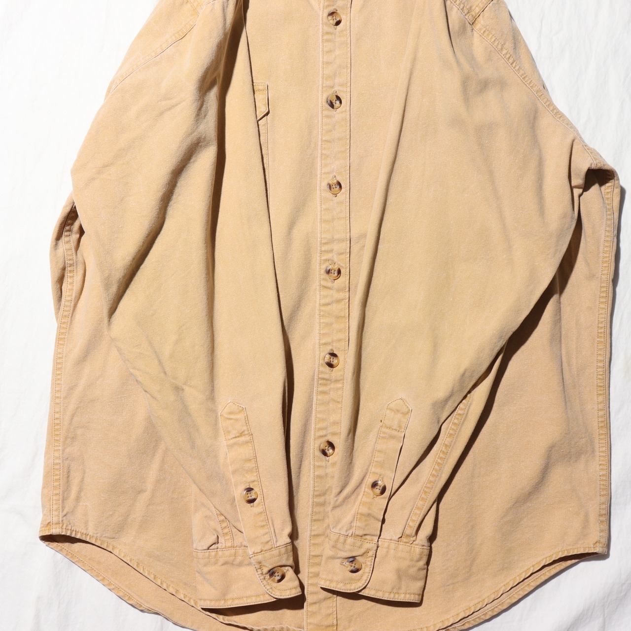 美品 L 92年 Patagonia マカオ製 Original Canvas Shirt オリジナル・キャンバス・シャツ 長袖 パタゴニア