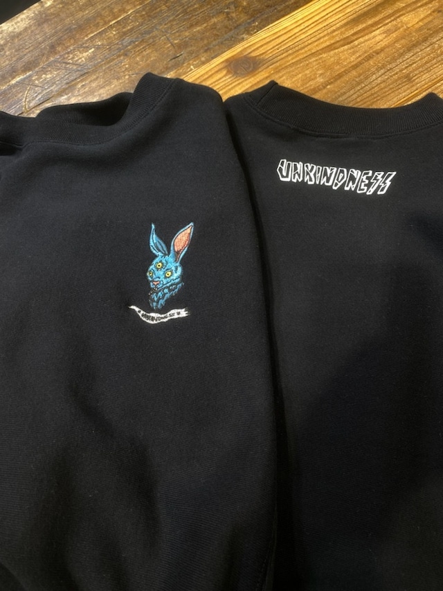 2023　「UNKINDNESS RABIT  SWEAT」　【BLACK】　