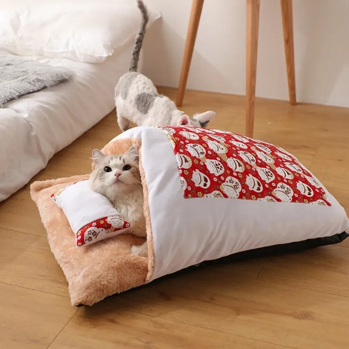 ペット用ふとん XLサイズ 75cm 犬 ねこ ベッド モコモコ かわいい も