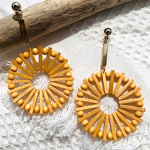 Wood Big Circle Pierce