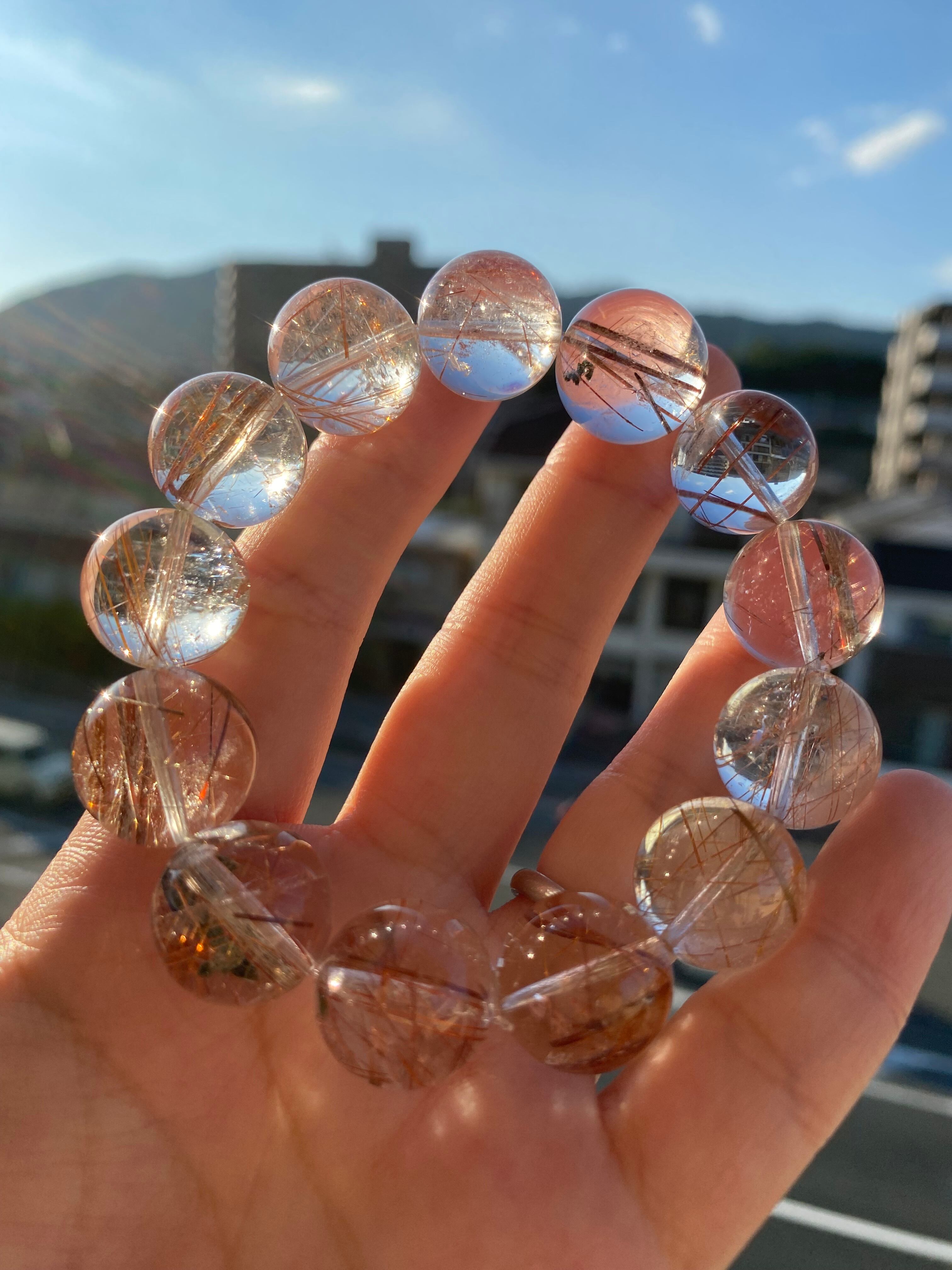 ルチル貔貅♡アイリスシトリン天然石ブレスレット 【公式通販】