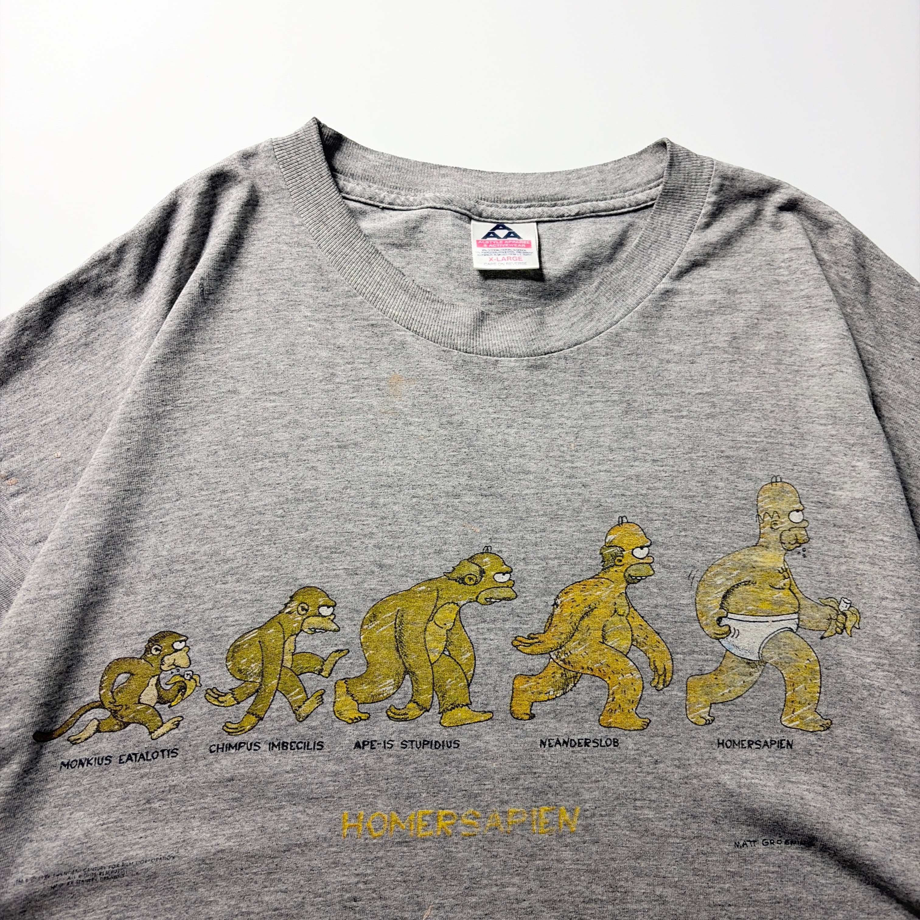 00s Simpsons Homersapien Tee