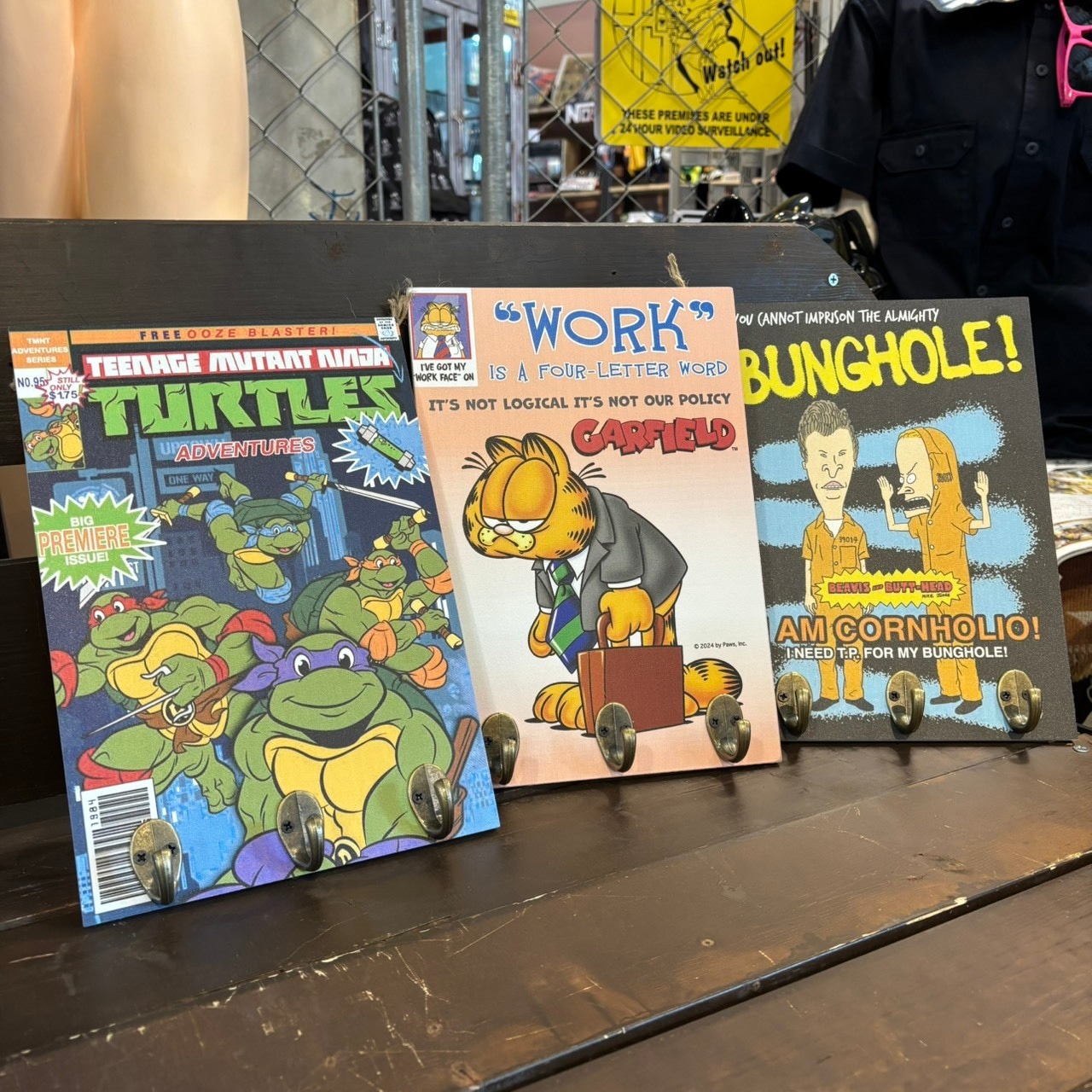 コミック ウッドフックボード【アメコミ万歳！】