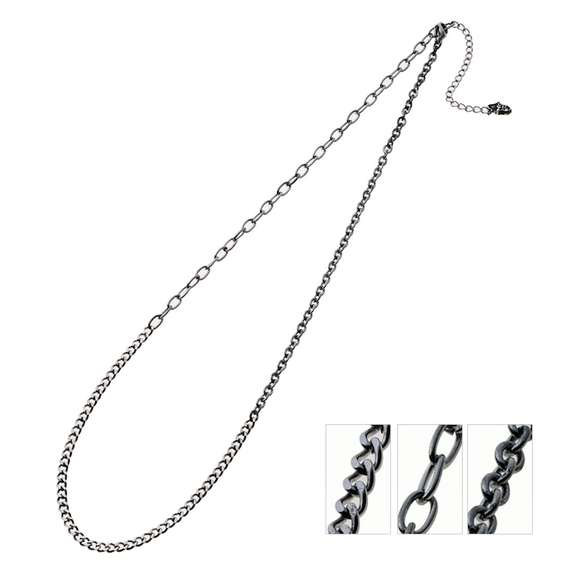 シータミックスチェーンネックレス ACCN0078 Theta Mix Chain Necklace シルバーアクセサリー Silver Jewelry Brand