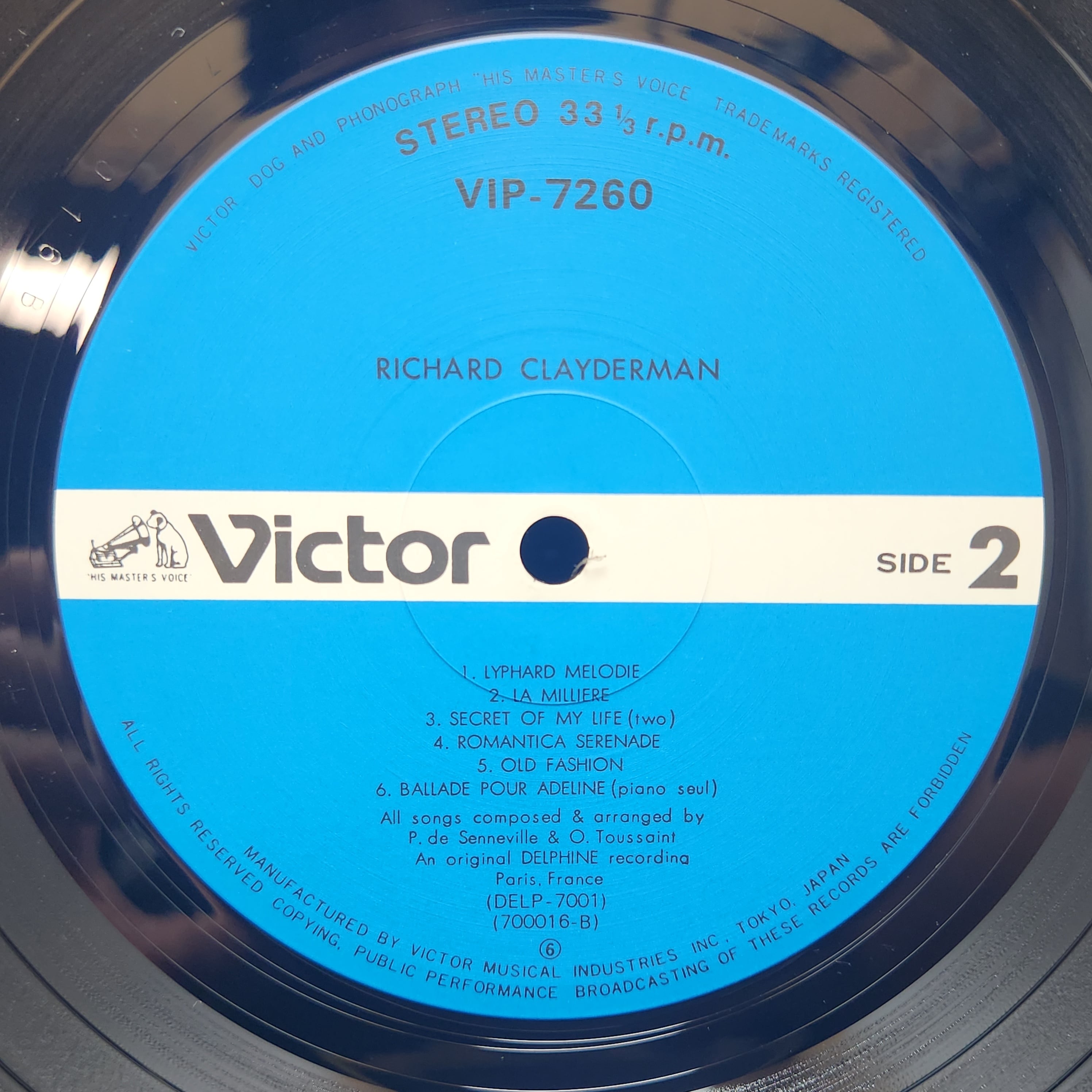Richard Clayderman / Piano Et Orchestre [VIP-7260] - 画像5