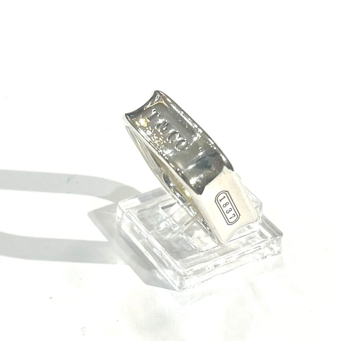 希少サイズ【TIFFANY&CO.】【20-21号】2549 T&CO 1837 スクエアリング