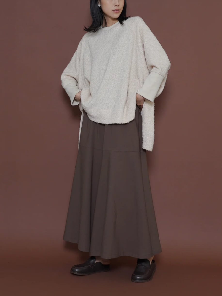 CYAN TOKYO / ラウンドヨークBIGガウチョパンツ | anouk