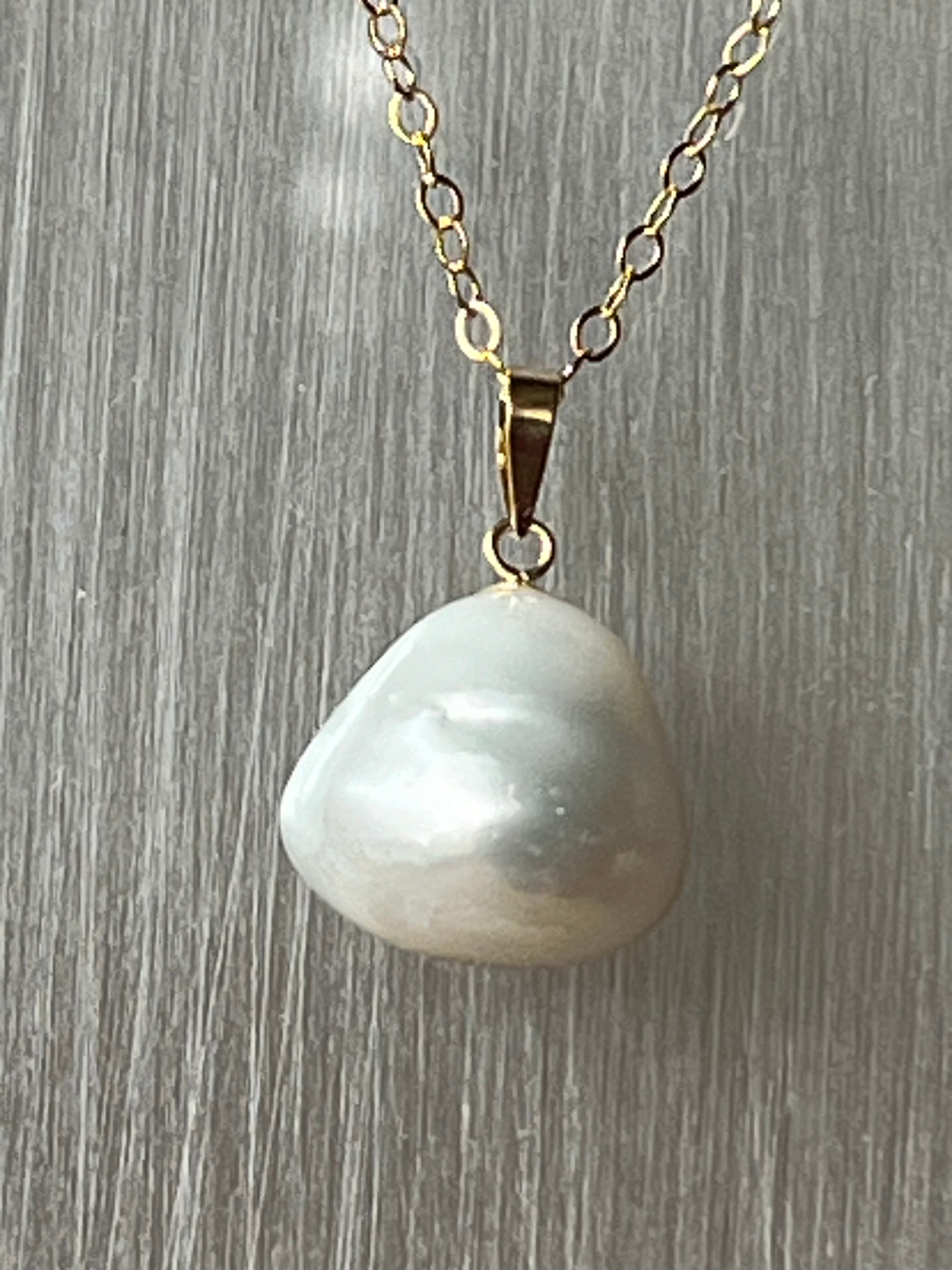 【マリアの祝福】パールネックレス k18 チェーン付