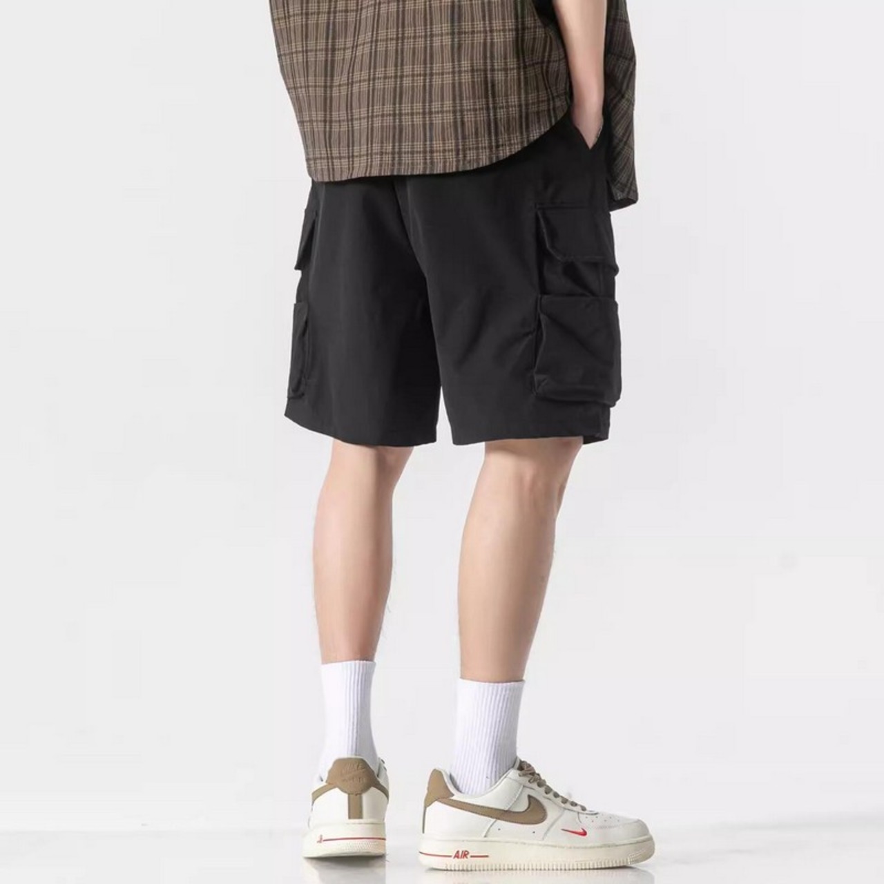 ストレートカーゴパンツ　A4273
