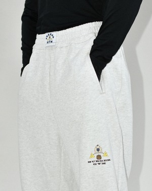 バーガージムスウェットロングパンツ アッシュ