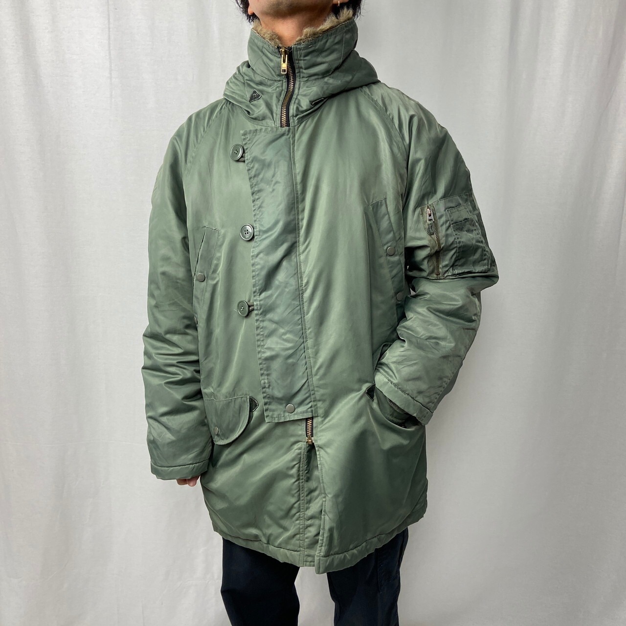 MIL-TEC 民間品 N-3Bタイプ フライトジャケット メンズL相当 古着 