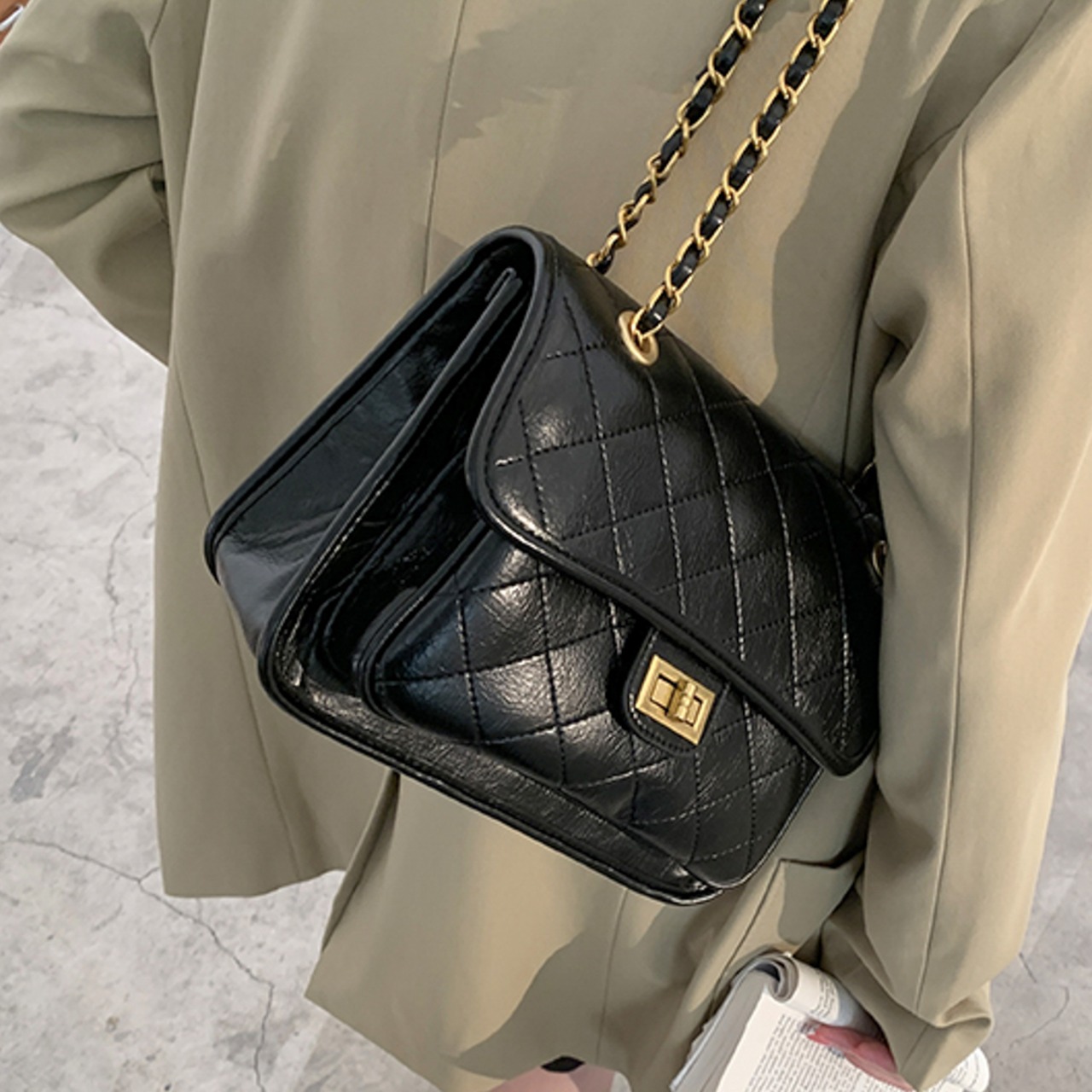 クラシカルチェーンバッグ LK1107