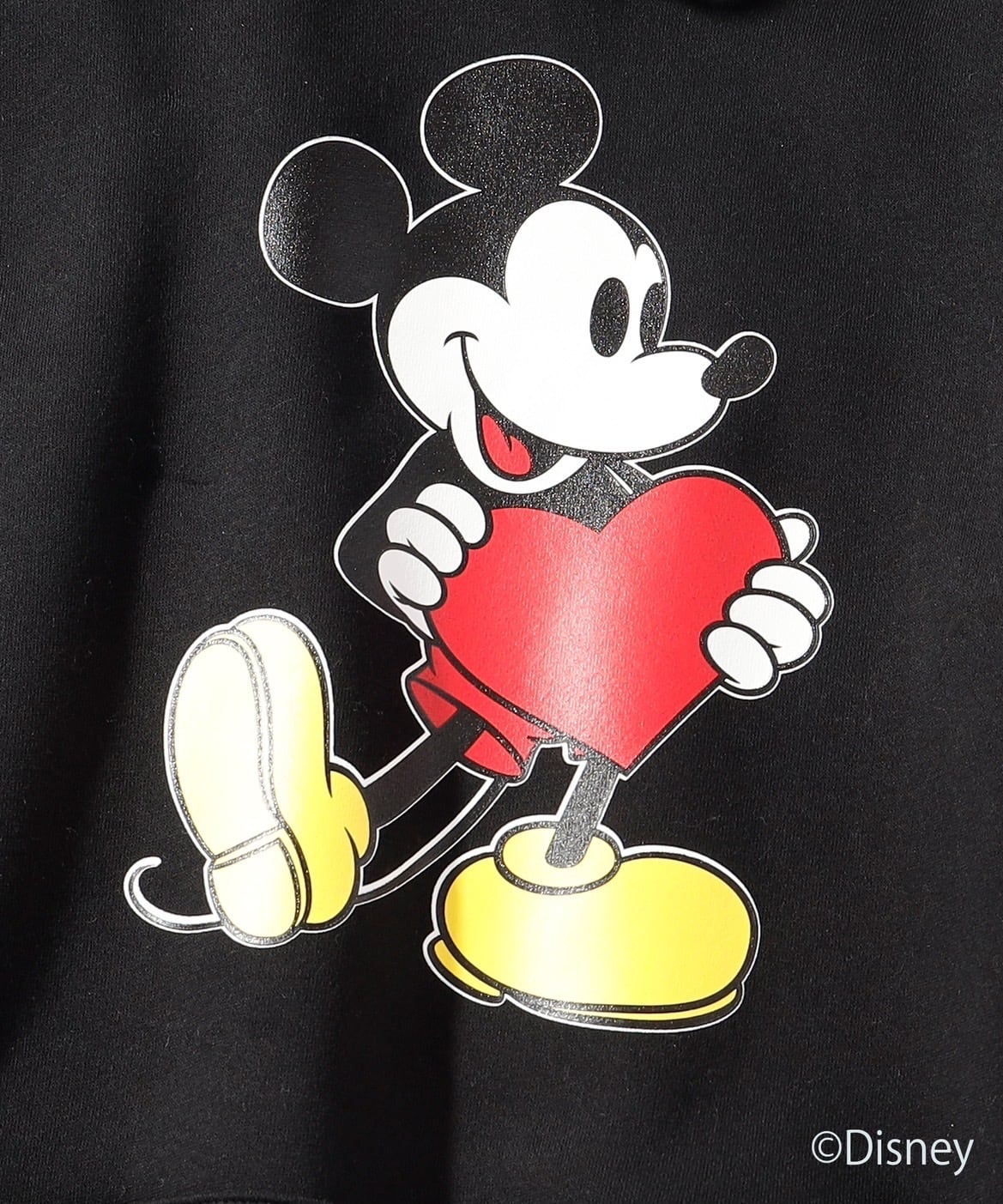 限定デザイン MICKEY MOUSE  HEART パーカー