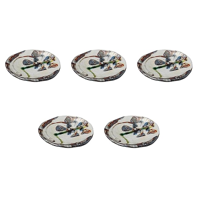 セトモノホンポ(Setomonohonpo) 3個セット 渕赤角鉢 [ 11.5×11.5×3.6cm ]