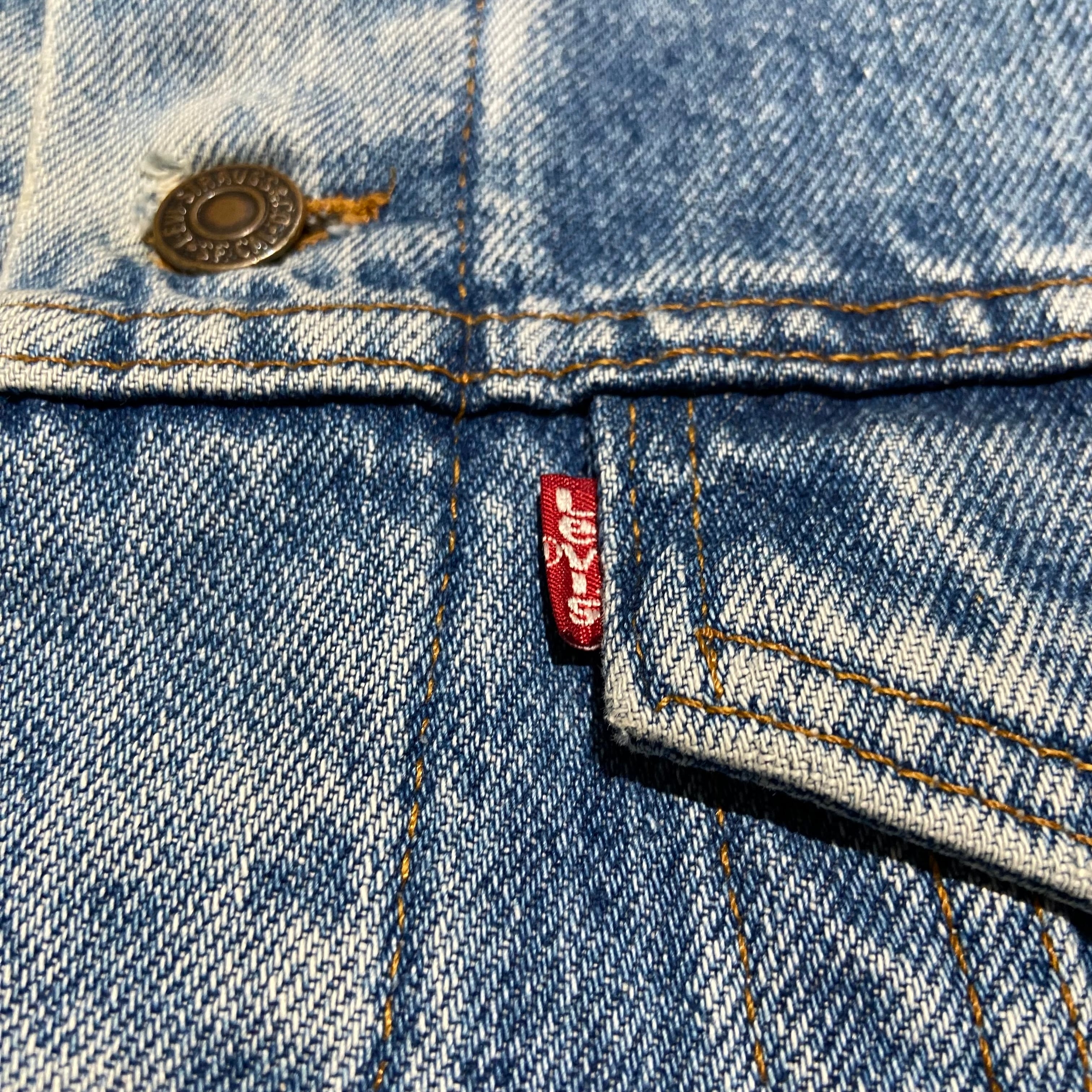 80s Levi's / リーバイス USA製 70506-0316 デニムトラッカー