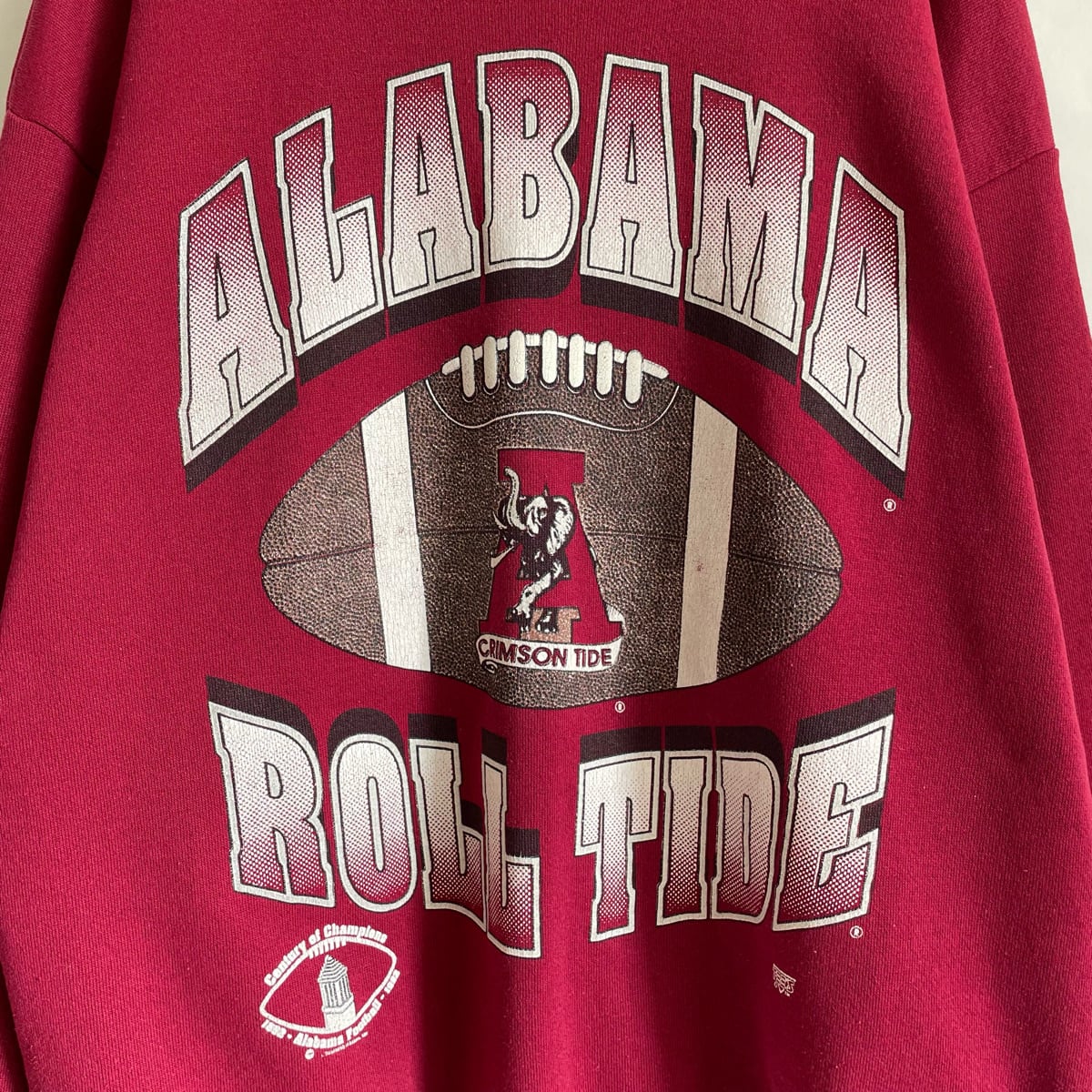 90s ALABAMA ROLL TIDE カレッジロゴ スウェット アメフト 古着