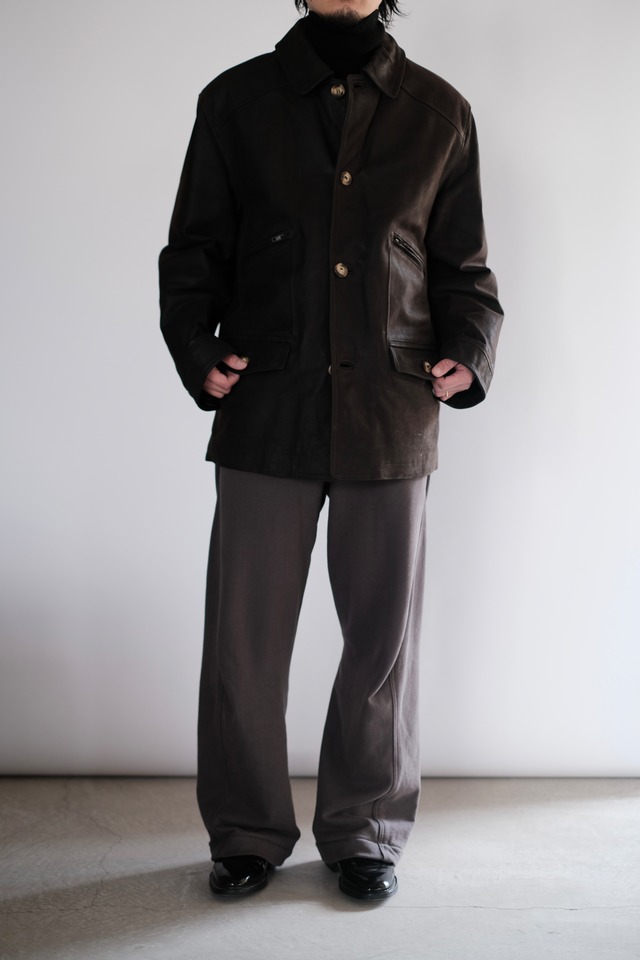 VINTAGE / Euro Oiled Leather Field Jacket