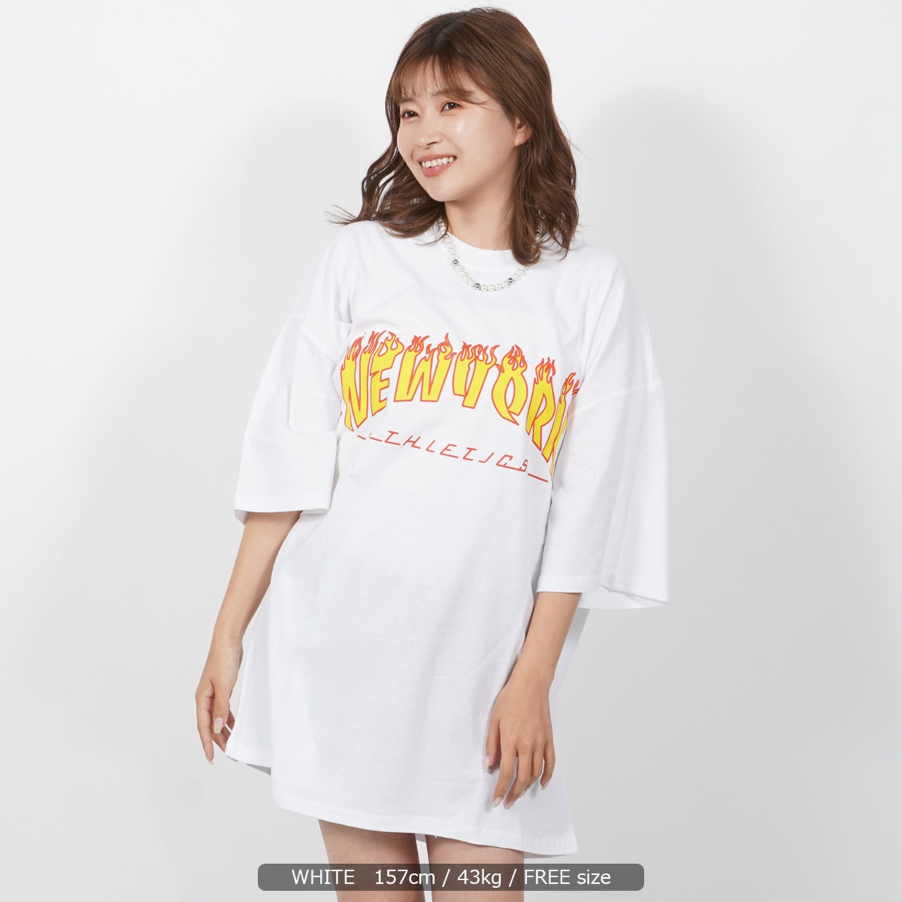 \SALE/◆Fire New York スーパービッグTシャツ◆kr-22044