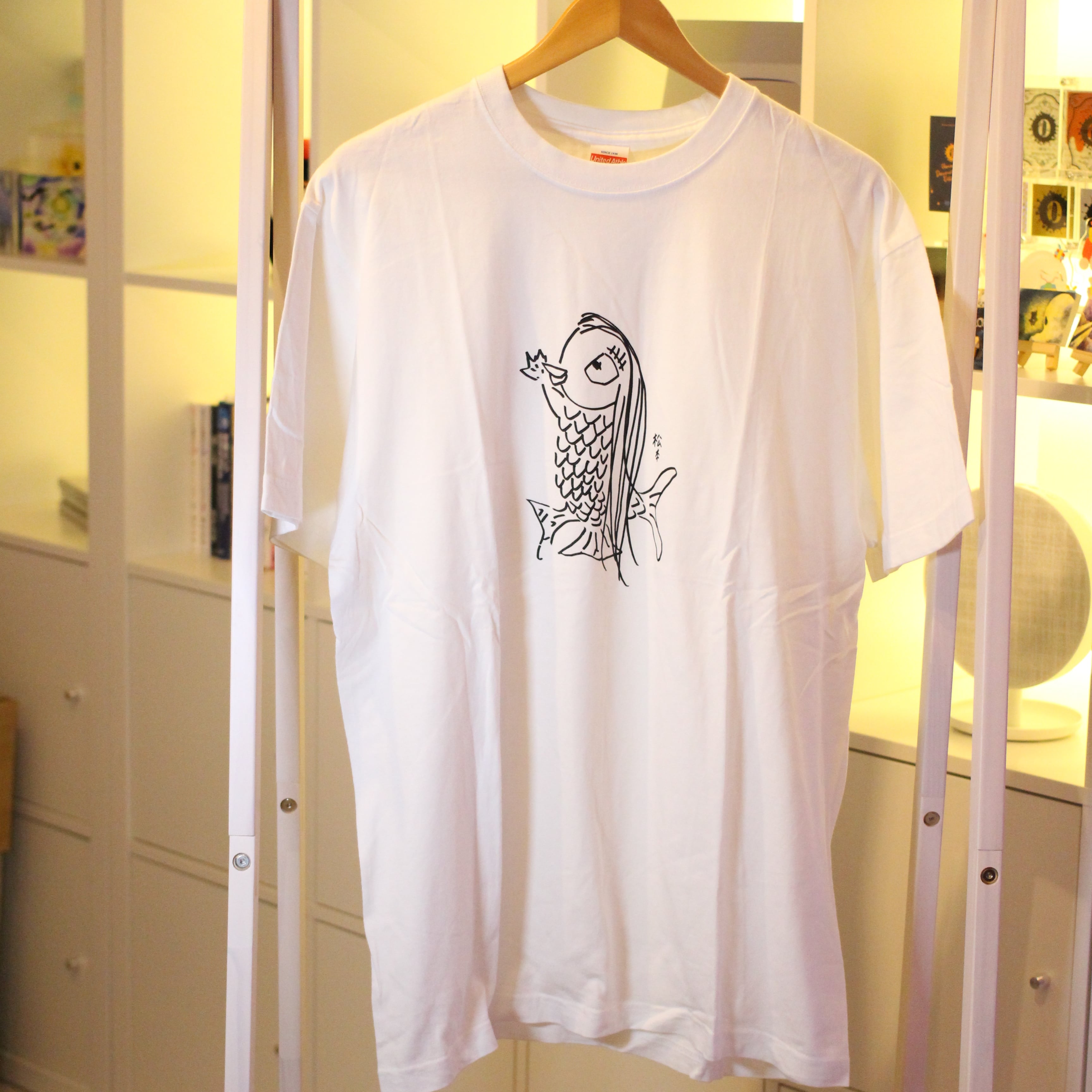 ※二宮着用※激レア「アマビエ」初期Tシャツ(XL)※発送時期:11月末~12月初旬頃