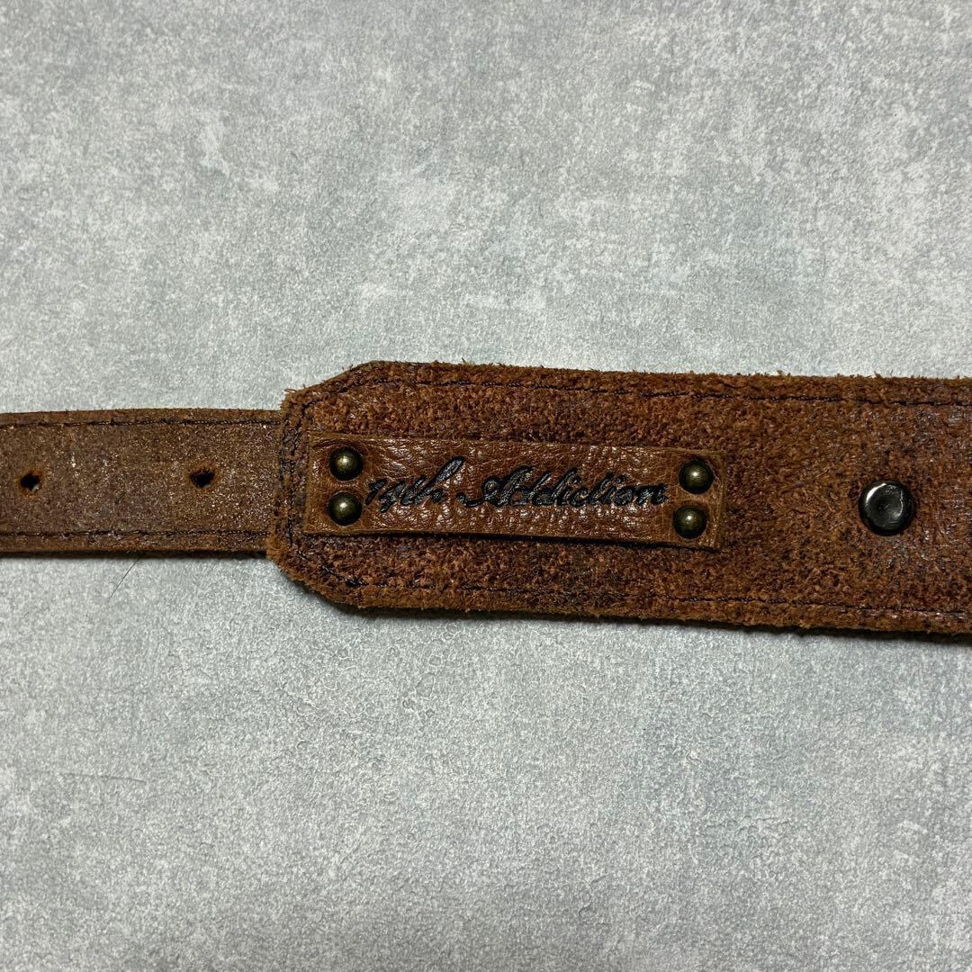14th addiction レザーベルト コイン スタッズ ヴィンテージ加工 | CHASE