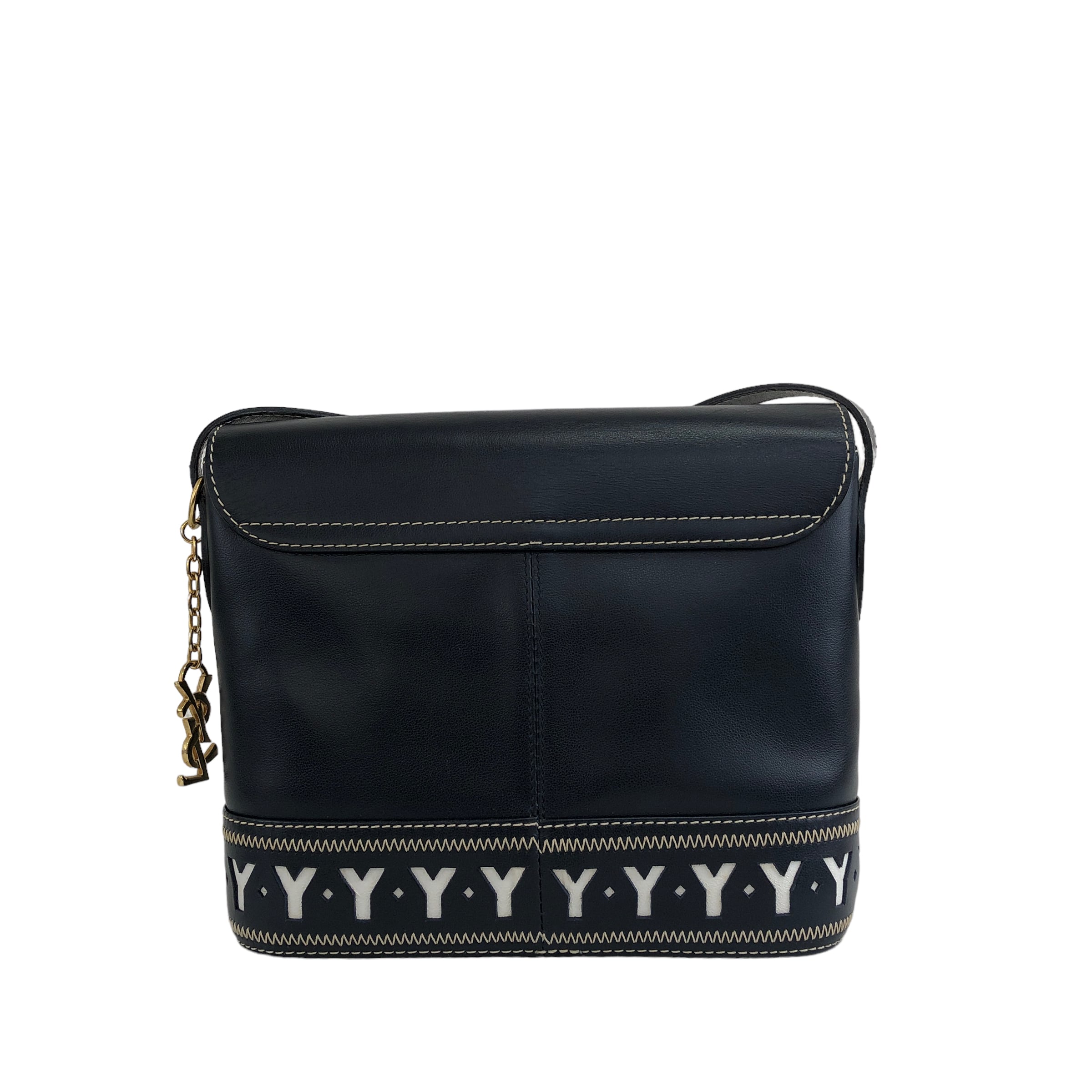 Yves Saint Laurent イヴ・サンローラン カットアウト YSLチャーム