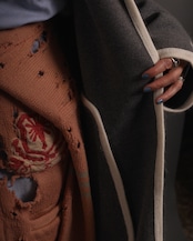 Chloe / Pipping Knit Gown