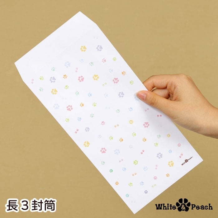 ラッピング用品 | 肉球雑貨ホワイトアンドピーチ