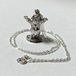 Vintage  "I Love You This Much" Sterling Pendant Necklace