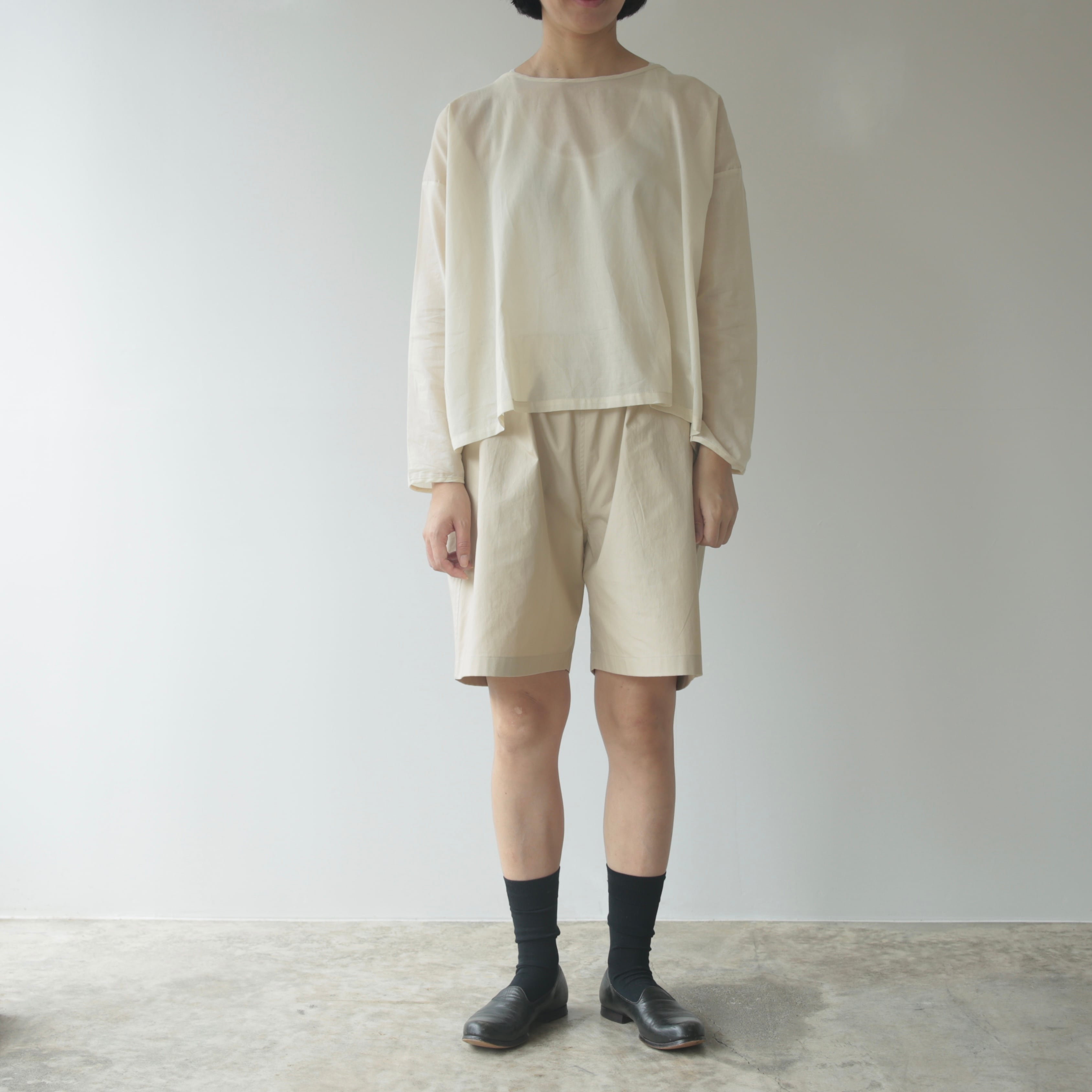 yoli linen short pants 新品未使用 ヨリ ショートパンツ Yoli コットンショートパンツ | Vie