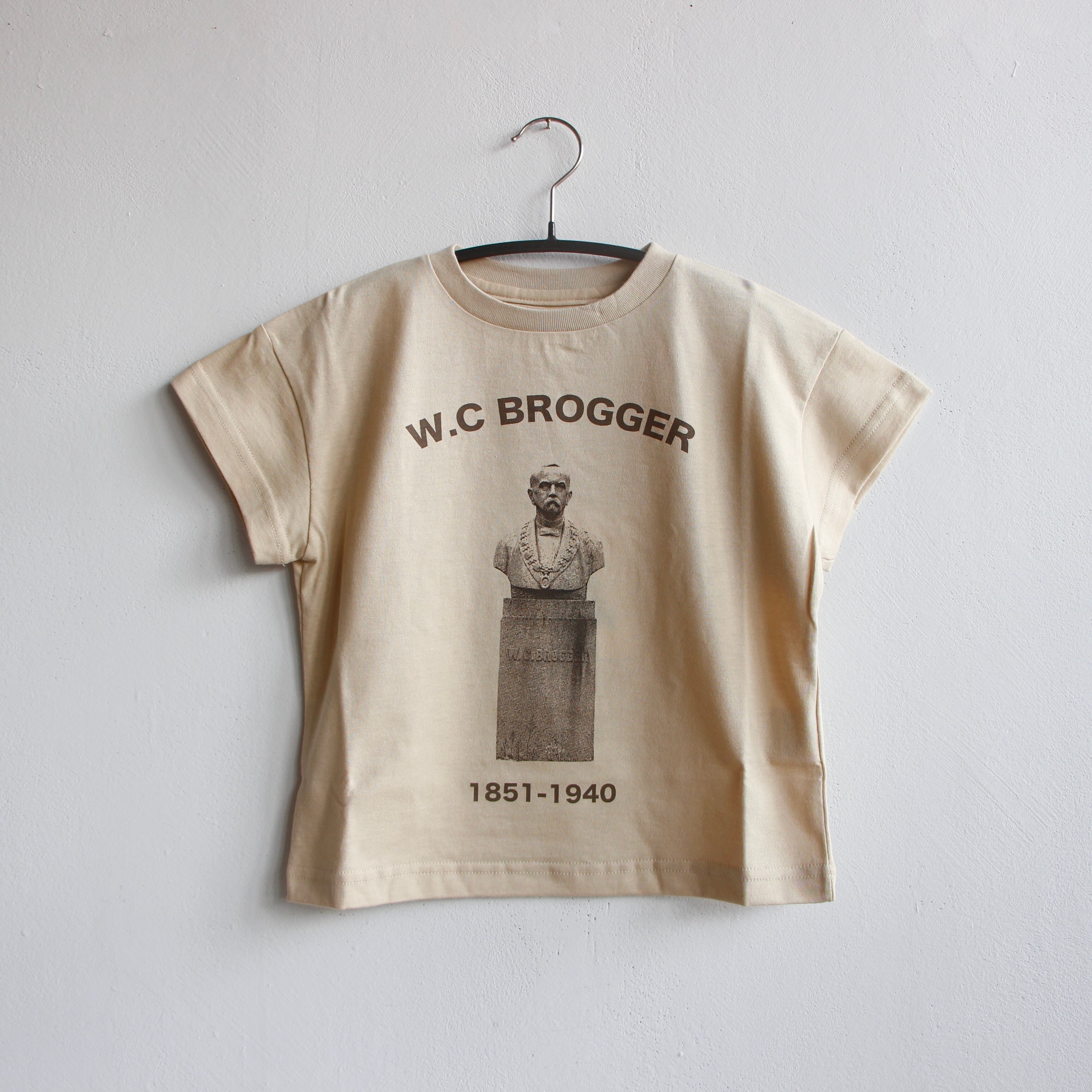 《michirico 2022SS》W.C BROGGER T / beige / S(90-100cm)