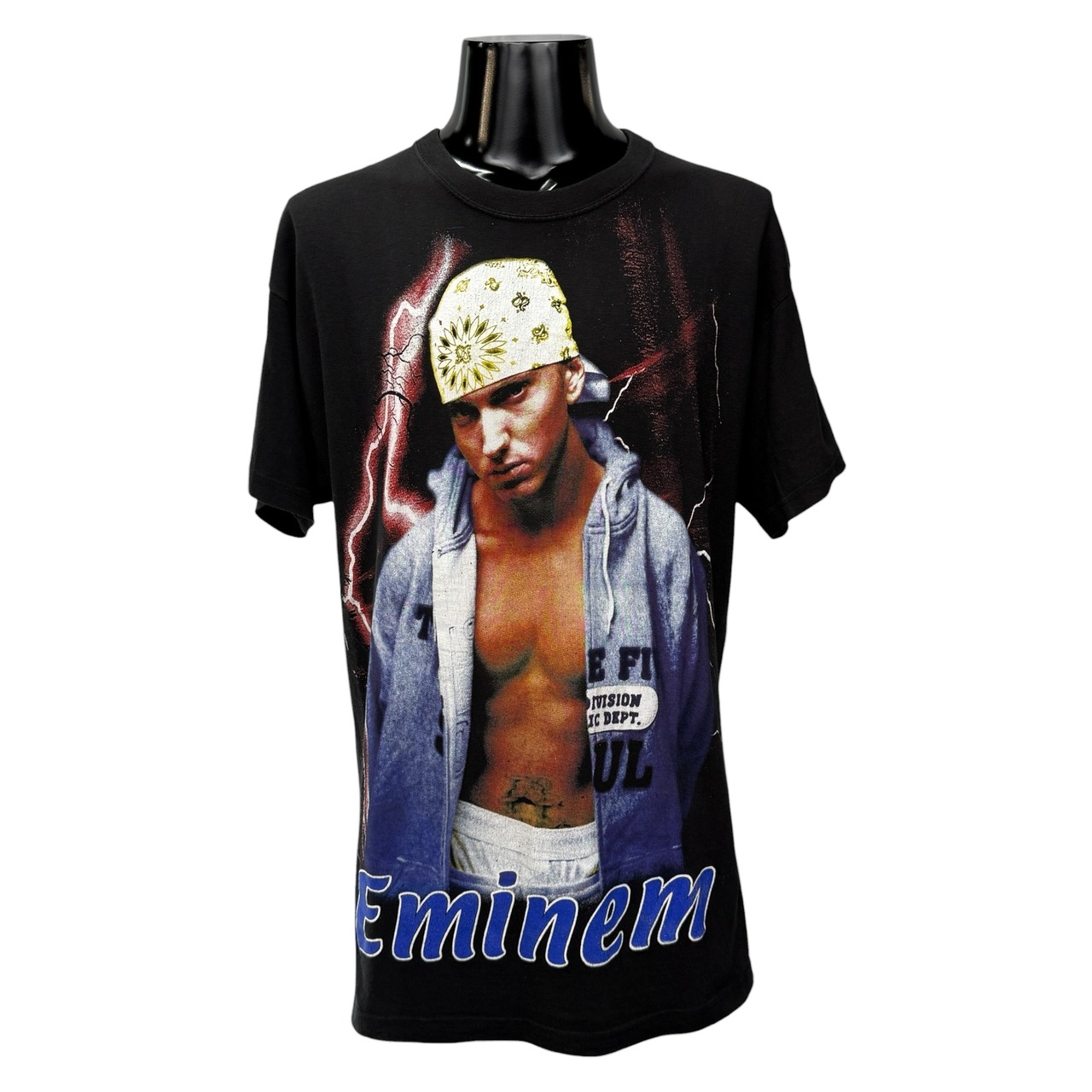 【EMINEM】エミネム "LIGHTNING PORTRAIT" 00's Vintage Tシャツ