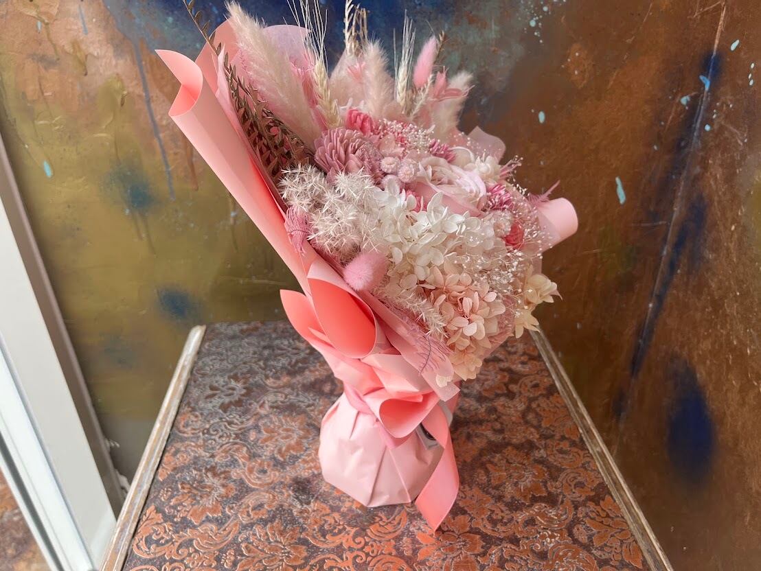 プリザーブドフラワー 花束 ギフト｜スタンディングブーケ（自立型