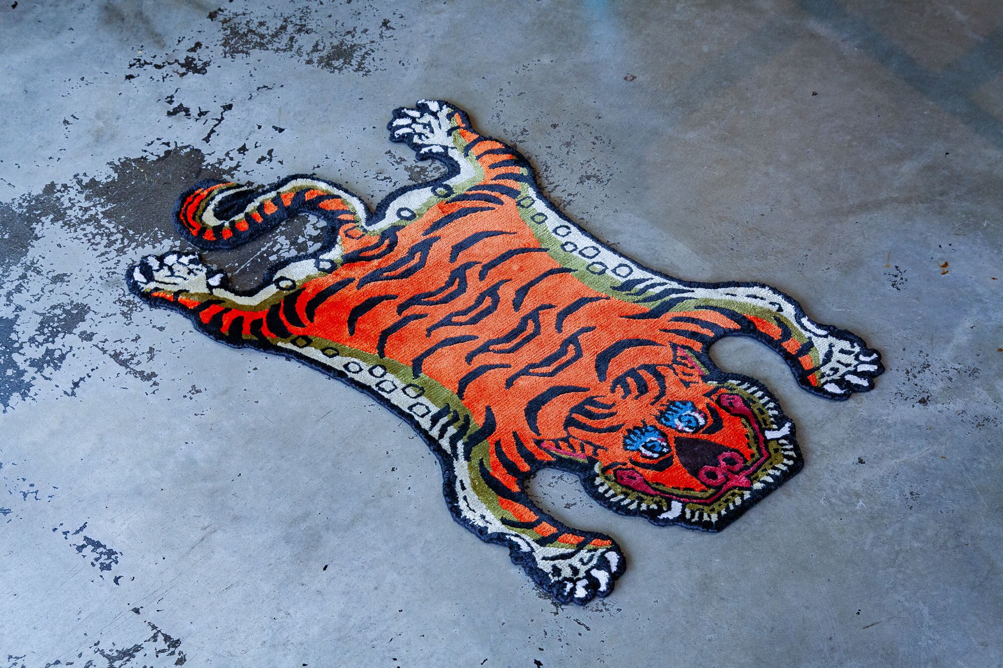 Tibetan Tiger Rug 《XSサイズ・シルク015》チベタンタイガーラグ