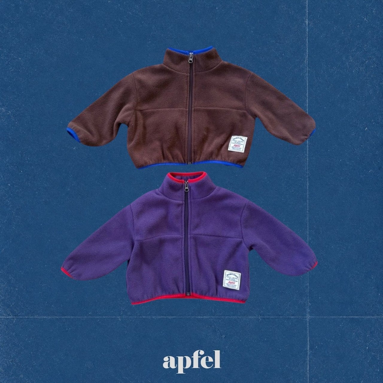 Apfel［取寄］jelly fleece zipup jacket 26winter