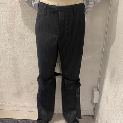 SOSHIOTSUKI ソウシオオツキ SIDESTRIPE BONDAGE TROUSERS SSGNPT  ssトラウザーパンツ表参道t   ブランド古着Brooch powered by BASE