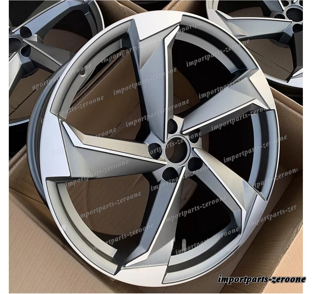 20インチ 回転 サテン グレイ ホイール 2010-2016 アウディ RS5 20x10