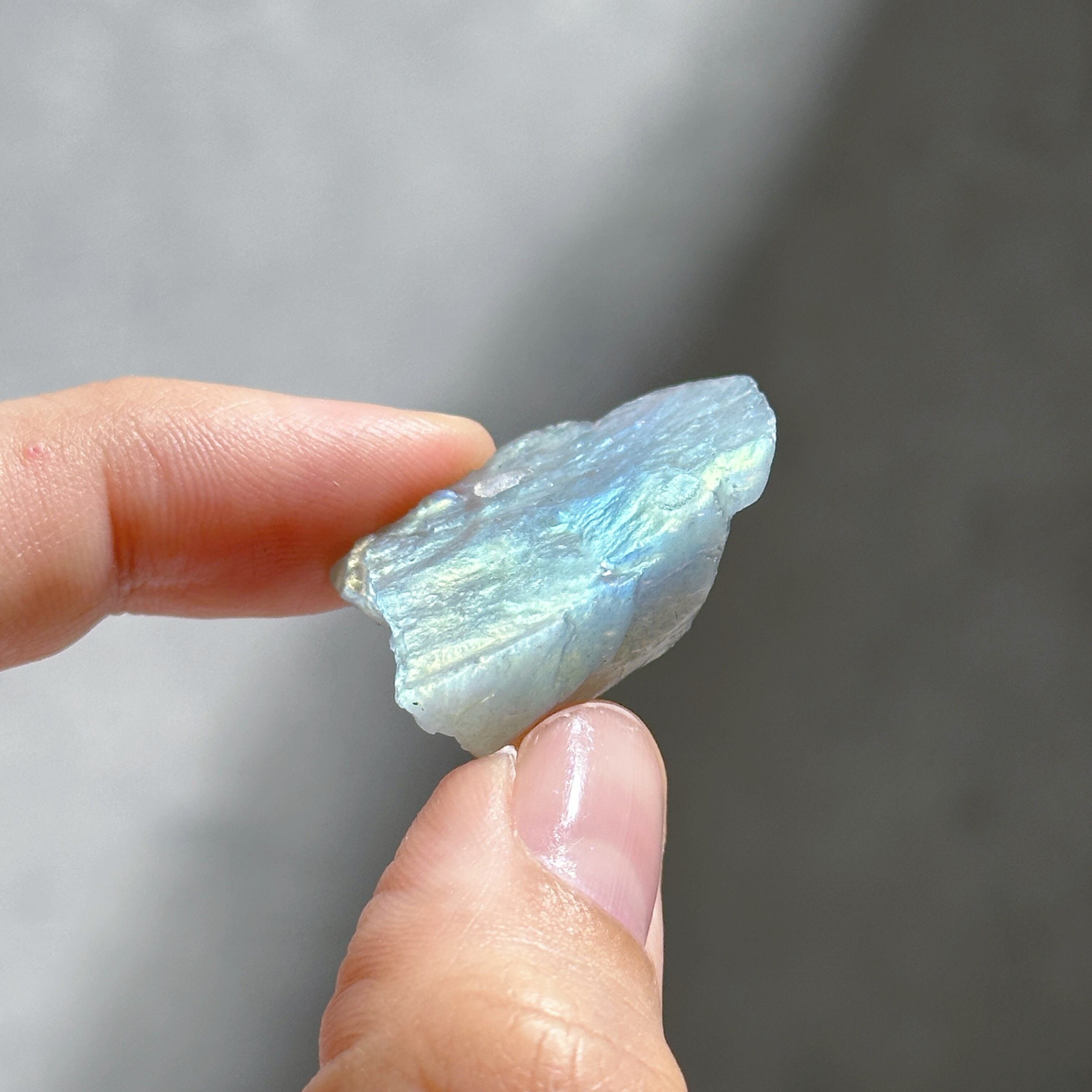 ホワイトラブラドライト 原石03◇ Labradorite ◇天然石・鉱物