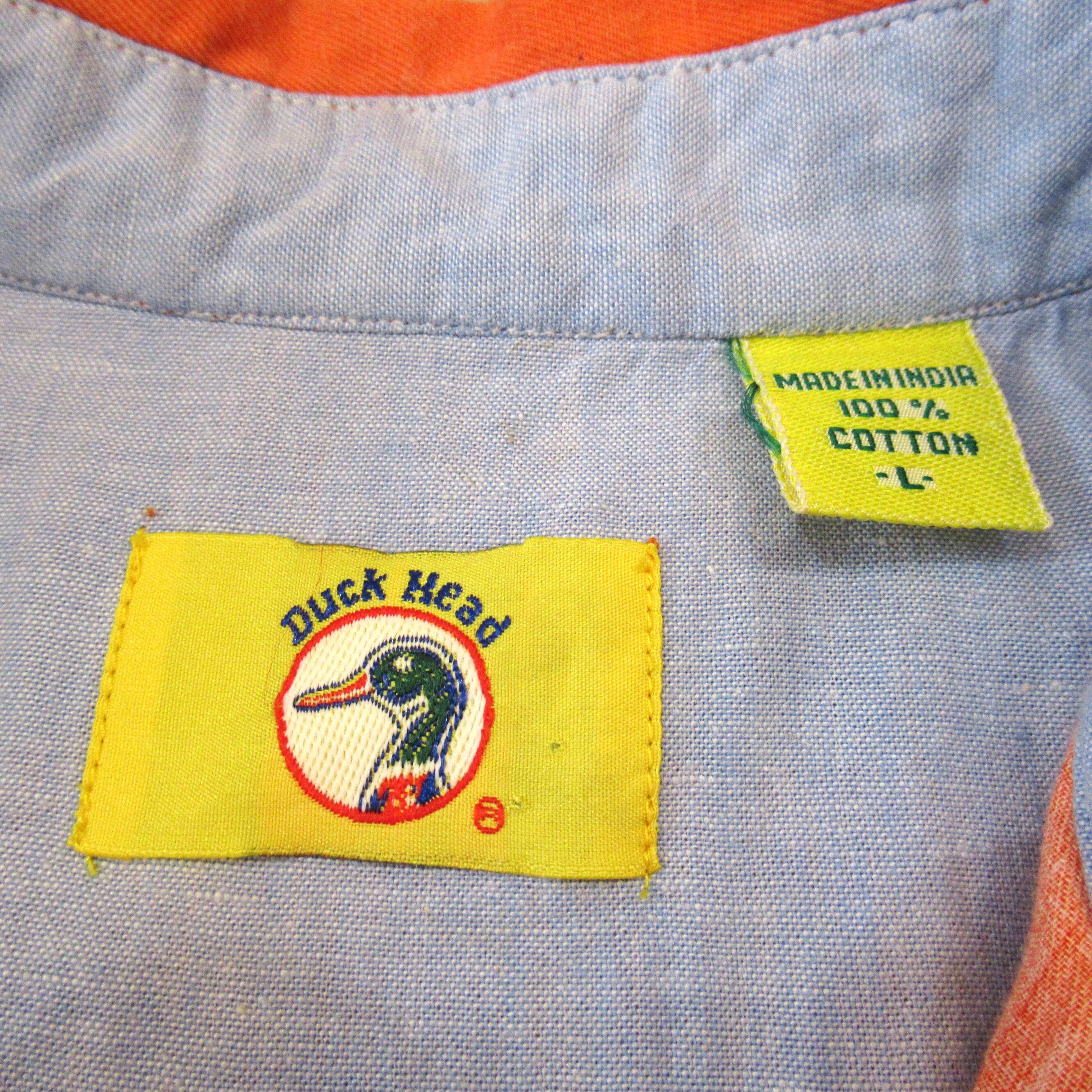 90S Duck Head S/S Stripe Shirt【L】 | drop by