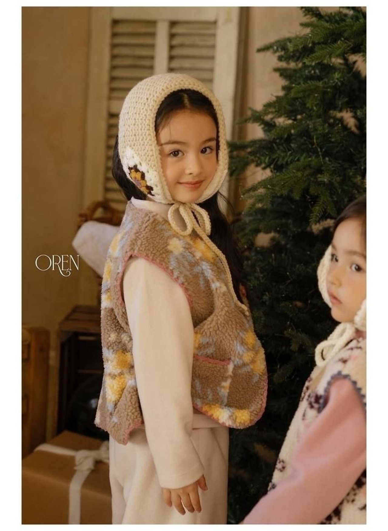 オーレン / oren / 手編み風ニットヘアバンド / 韓国子供服 / キッズ / 26winter〖取寄〗*FREE*