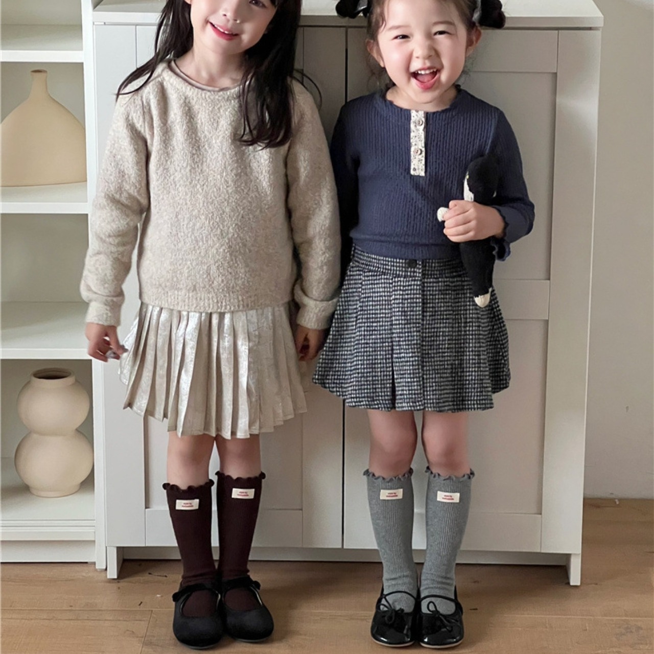 GOODSフリルハイソックス