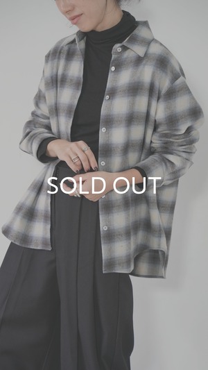 Flannel check shirt　