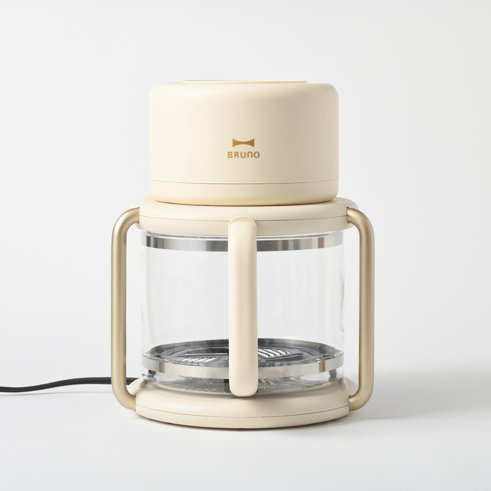 新品未開封　BRUNO ガラスエアフライヤー　グレージュ BRUNO ガラスエアフライヤー グレージュ 新品・未開封品 BRUNO ガラス