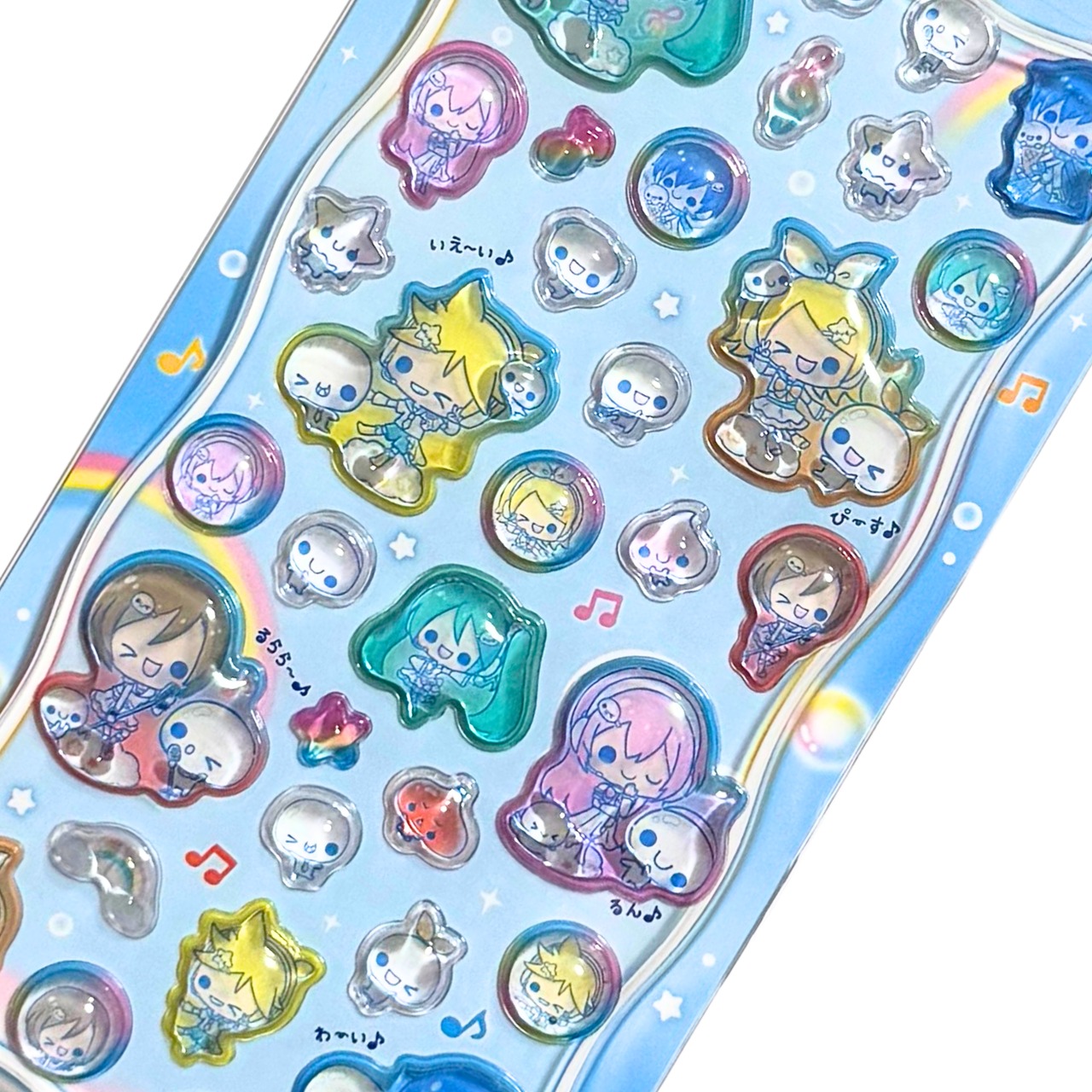 カミオジャパン　初音ミク×あわわちゃん　チェリジェムステッカー - 2