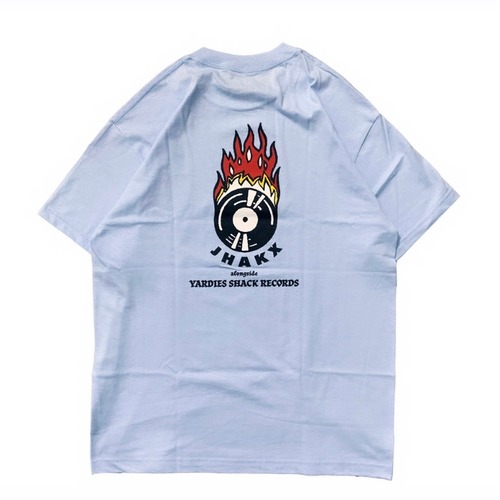 JHAKX x YARDIES SHACK RECORDS TEE -LT BLUE-