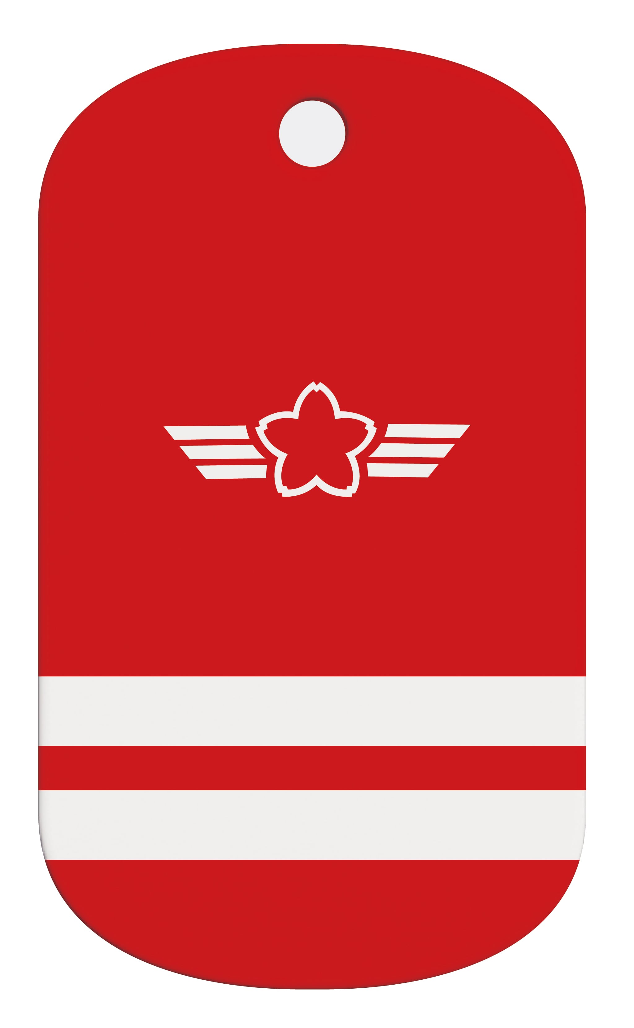 航空自衛隊 C-1 輸送機 【026】 ドッグタグ 4CTAG HD 赤 A2 | MAJIC243