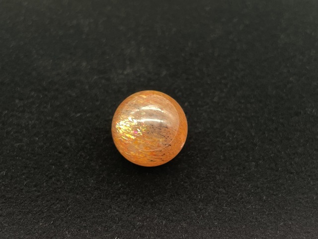 ハンドメイドビーズ素材（ブラウンサンムーンストーン）